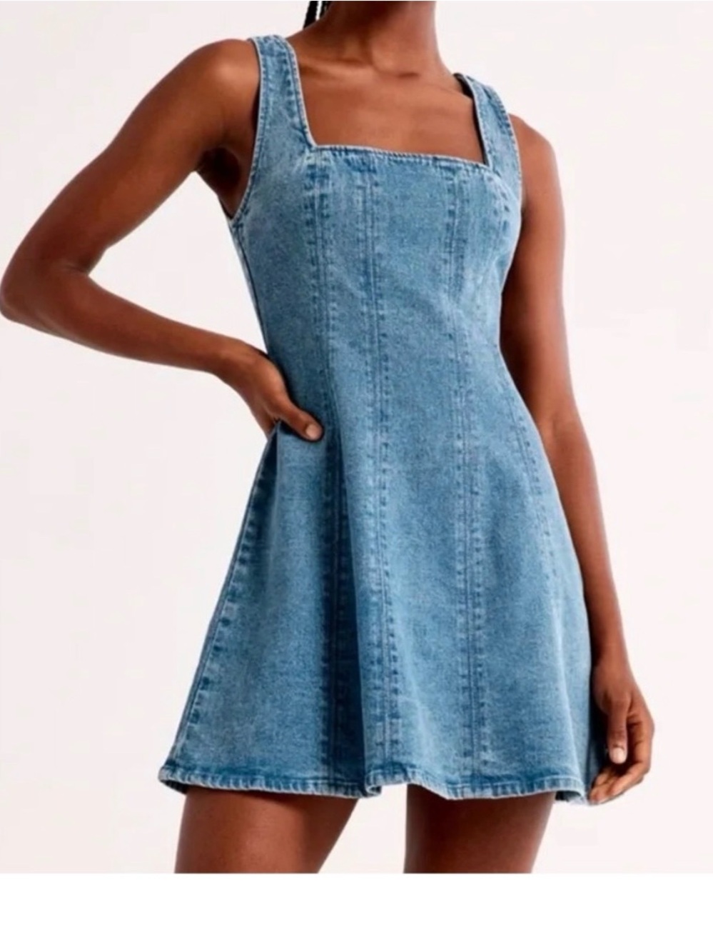 Abercrombie & Fitch Mila Denim Mini Dress